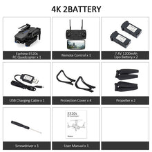 Load image into Gallery viewer, Eachine E520S GPS FOLLOW ME WIFI FPV Quadcopter With 4K/1080P HD Wide Angle Camera Foldable Altitude Hold Durable RC Drone