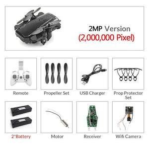 Foldable Mini Drone With RC Quadrocopter With Camera HD Quad-Counter With High Hold RC Helicopter VS E61 HS210 E511S S9HW E016H