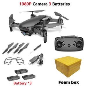 LAUMOX M69G FPV RC Drone 4K Camera Optical Flow Selfie Dron Foldable Wifi Quadcopter Helicopter VS VISUO XS816 SG106 SG700 X12