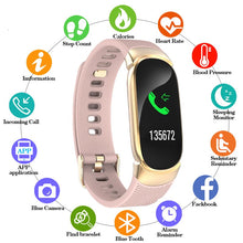 Load image into Gallery viewer, Sports Waterproof Smart Watch Women Smart Bracelet Band Bluetooth Heart Rate Monitor Fitness Tracker Men Smartwatch