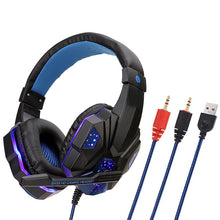 Load image into Gallery viewer, Gaming Headset And 3.5mm Computer Headset Headphone with Microphone  LED Light  Stereo Earphone Game Headsets For PC Dota 2