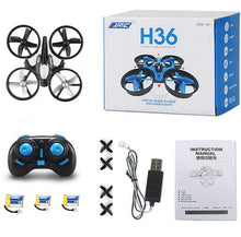 Load image into Gallery viewer, 3 Batteries Mini Drone Rc Quadcopter Fly Helicopter Blade Inductrix Drons Quadrocopter Toys For Children Jjrc H36 Dron Copter