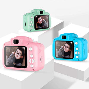 Rechargeable Kids Mini Digital Camera 2.0 Inch HD Screen 1080P Video Recorder Camcorder Language Switching Timed Shooting #S