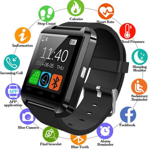 2019 New Stylish U8 Bluetooth Smart Watch For iPhone IOS Android  Watches Wear Clock Wearable Device Smartwatch PK Easy to Wear