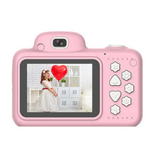 Load image into Gallery viewer, Camera Gifts Video With Memory Card DSLR Camcorder Dual Lens Cartoon Kids Toys Shockproof Mini Digital ABS 2.4 Inch Screen