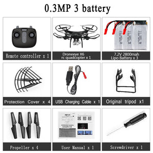 RC Drone Quadcopter With 1080P Wifi FPV Camera RC Helicopter 20-25min Flying Time Professional Dron 720p Quadcopter Drone