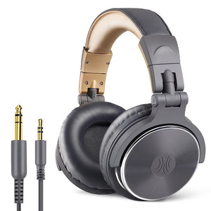 Oneodio Wired Professional Studio Pro DJ Headphones With Microphone Over Ear HiFi Monitors Music Headset Earphone For Phone PC