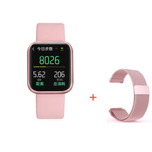 Load image into Gallery viewer, Vwar P80 Full Touch Screen IP68 Waterproof Smart Watch for iPhone Xiaomi Apple Phone Heart Rate Monitoring Women Men Smartwatch