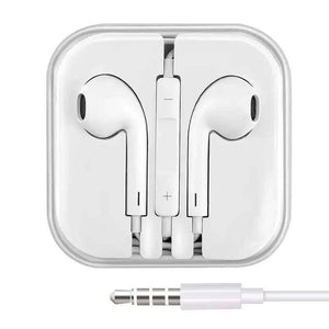 3.5mm Wired Universal Headphones with Remote and Mic Earphone For iPhone Headphone Noise reduction Earphones Handsfree