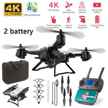 Load image into Gallery viewer, 5G GPS RC Drone With HD 4K Camera Wide Angle WIFI FPV Quadcopter MV Editor Helicopter Gesture Photo Foldable Portable Dron