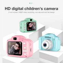 Load image into Gallery viewer, HD Screen Chargable Camera Outdoor Digital Mini Camera Kids Cartoon Cute Camera 2 Inch Photography Props For Child Birthday Gift