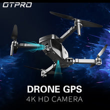 Load image into Gallery viewer, Mini Foldable 4K HD Camera Double Camera Professional  Drone GPS RC Helicopter Brushless Motor Intelligent Following Quadcopter