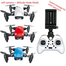 Load image into Gallery viewer, JD JY018 FPV Radio R/C Portable Quadcopter 720P Camera WiFi Foldable Selfie Pocket Drone VS E58 Remote Control Flycam Helicopter