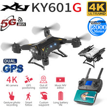 Load image into Gallery viewer, XKJ New Arrival KY601G GPS Drone Quadcopter with 5G 4K HD Camera 2000 Meters Control Distance RC Helicopter Drones Foldable Toy