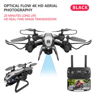 Drone KY909 HD 4K WiFi video live fpv drone light flow keep height quad-axis aircraft one-button take-off drone with camera