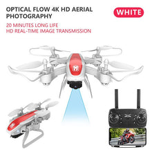 Load image into Gallery viewer, Drone KY909 HD 4K WiFi video live fpv drone light flow keep height quad-axis aircraft one-button take-off drone with camera