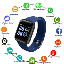 Load image into Gallery viewer, New Smart Watch Men Women Heart Rate Monitor Blood Pressure Fitness Tracker Smartwatch Sport Watch for ios android +BOX