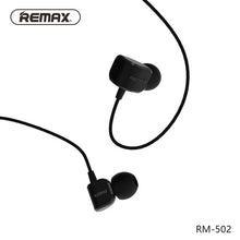 Load image into Gallery viewer, Remax RM-502 Stereo Music headphones with HD Mic in-ear 3.5mm wired Earphone For iphone Xiaomi Samsung Noise reduce headphone