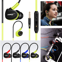 Load image into Gallery viewer, Fonge Waterproof Earphones In Ear Earbuds HIFI Sport Headphones Bass Headset with Mic for xiaomi Galaxy s6 smart phones