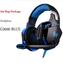 Load image into Gallery viewer, G2000 G9000 Gaming Headsets Big Headphones with Light Mic Stereo Earphones Deep Bass for PC Computer Gamer Laptop PS4 New X-BOX