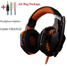 Load image into Gallery viewer, G2000 G9000 Gaming Headsets Big Headphones with Light Mic Stereo Earphones Deep Bass for PC Computer Gamer Laptop PS4 New X-BOX