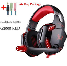 Load image into Gallery viewer, G2000 G9000 Gaming Headsets Big Headphones with Light Mic Stereo Earphones Deep Bass for PC Computer Gamer Laptop PS4 New X-BOX