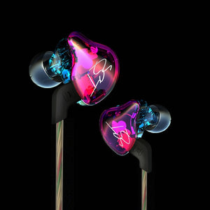 AK KZ ZST BA+DD In Ear Earphone Hybrid Headset HIFI Bass Noise Cancelling Earbud Headphone With Mic Replaced Cable AS10 ZSN ZS10