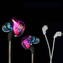 Load image into Gallery viewer, AK KZ ZST BA+DD In Ear Earphone Hybrid Headset HIFI Bass Noise Cancelling Earbud Headphone With Mic Replaced Cable AS10 ZSN ZS10