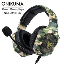 Load image into Gallery viewer, ONIKUMA K8 PS4 Headset casque Wired PC Gamer Stereo Gaming Headphones with Microphone LED Lights for XBox One/Laptop Tablet