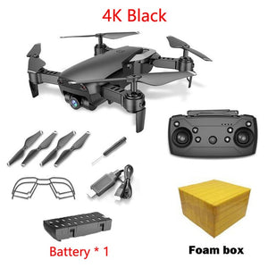 LAUMOX M69G FPV RC Drone 4K Camera Optical Flow Selfie Dron Foldable Wifi Quadcopter Helicopter VS VISUO XS816 SG106 SG700 X12