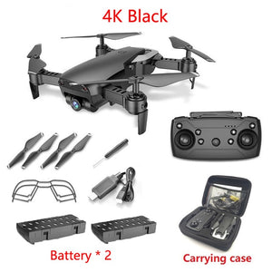 LAUMOX M69G FPV RC Drone 4K Camera Optical Flow Selfie Dron Foldable Wifi Quadcopter Helicopter VS VISUO XS816 SG106 SG700 X12